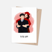 The Marvelous Mrs. Maisel and Susie Tits Up Greeting Card.